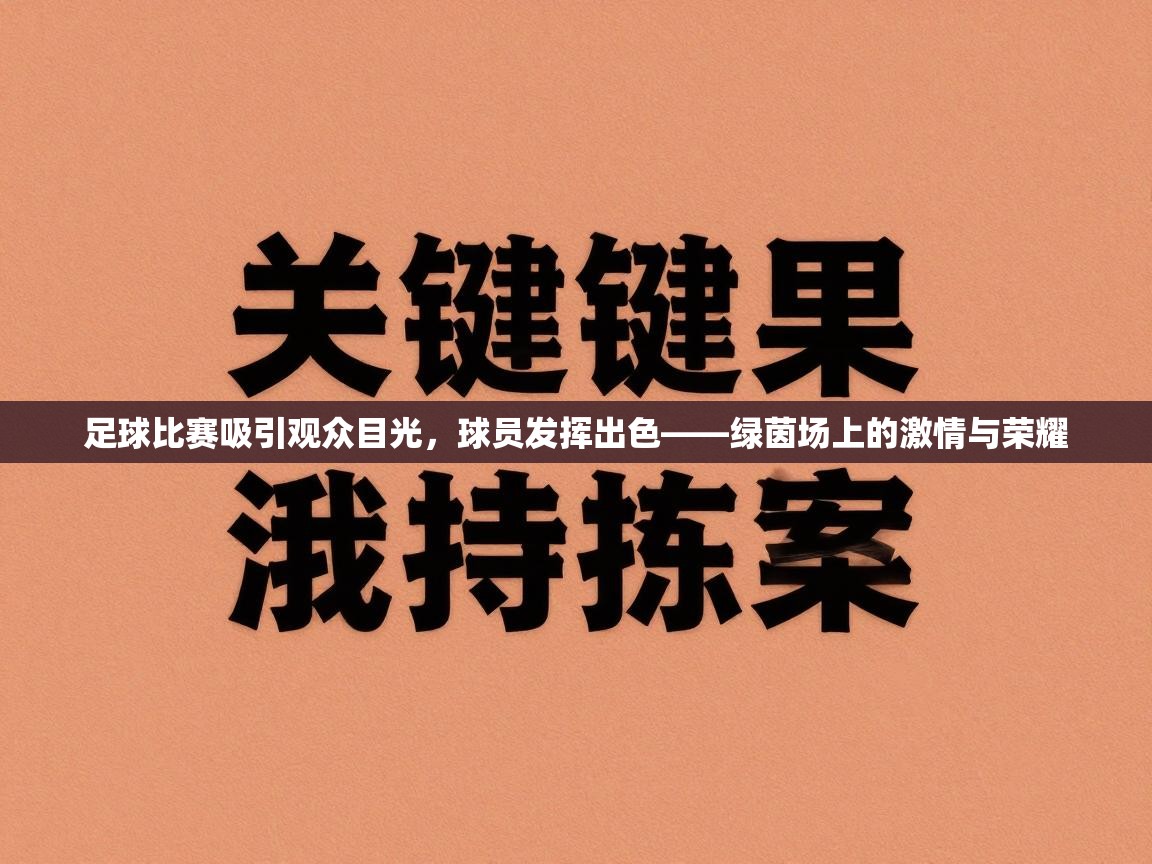 足球比赛吸引观众目光，球员发挥出色——绿茵场上的激情与荣耀  第2张